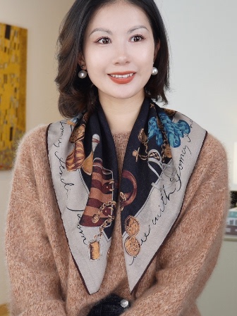 Winter Clothing Hong Kong - Kadın Boyun Eşarpı, 65 cm, Lüks