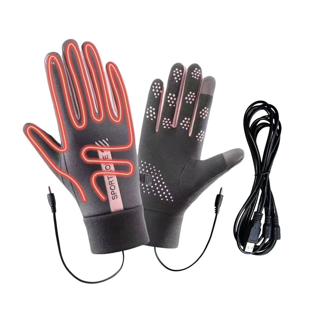 Heated Gloves Electric - Yaratıcı Kışlık USB Isıtmalı Eldivenler Ayarlanabilir