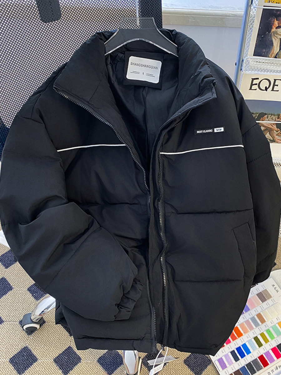 Winter Clothing Hong Kong - Retro stand up yaka pamuk kapitone